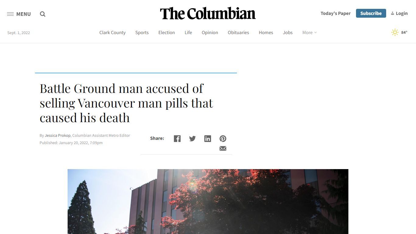 Battle Ground man accused of selling Vancouver man pills that caused ...